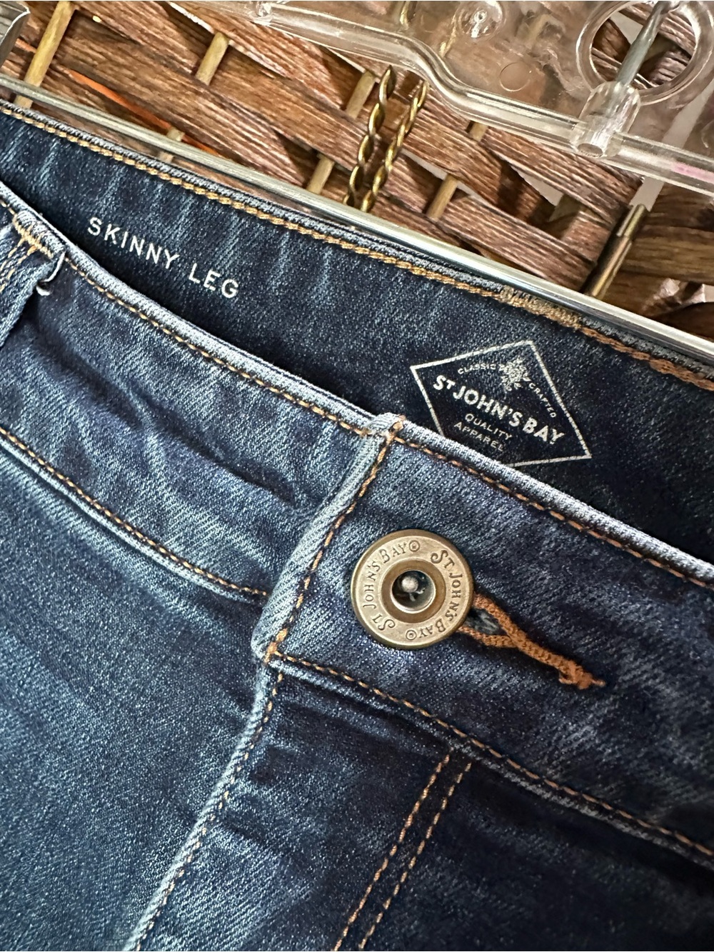 St. John's Bay Indigo Skinny Jeans - Picture 4 of 4